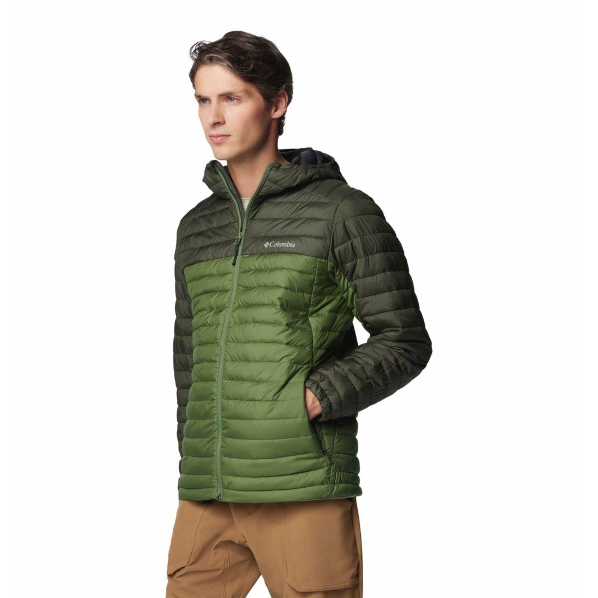 Columbia Mens Green Silver Falls Jacket