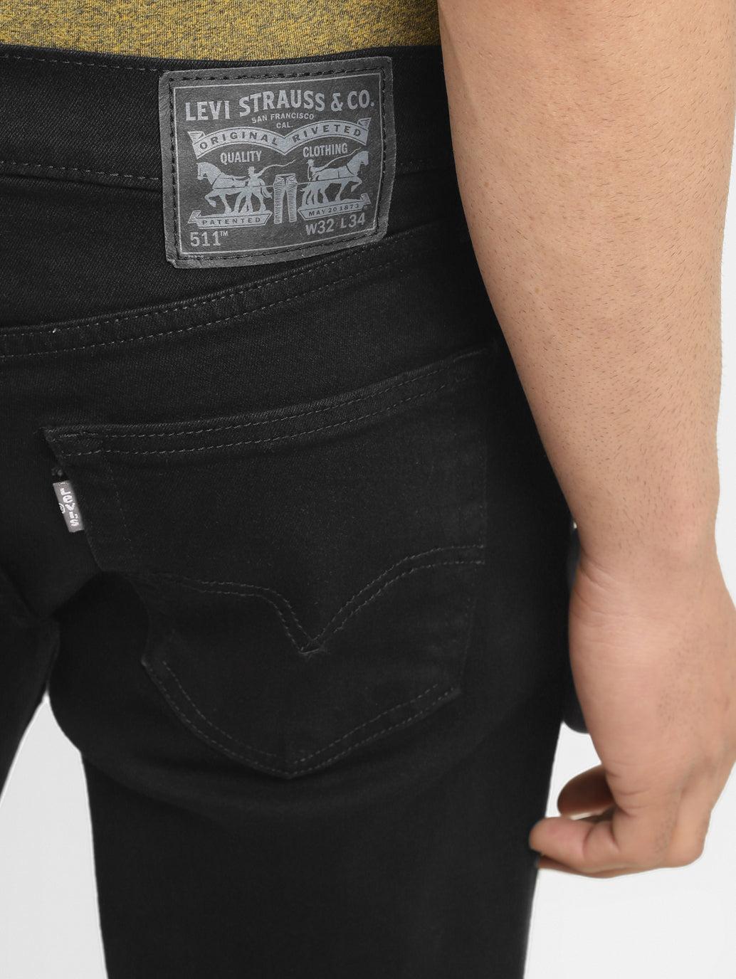 Levi's Men's 511 Black Slim Fit Jeans