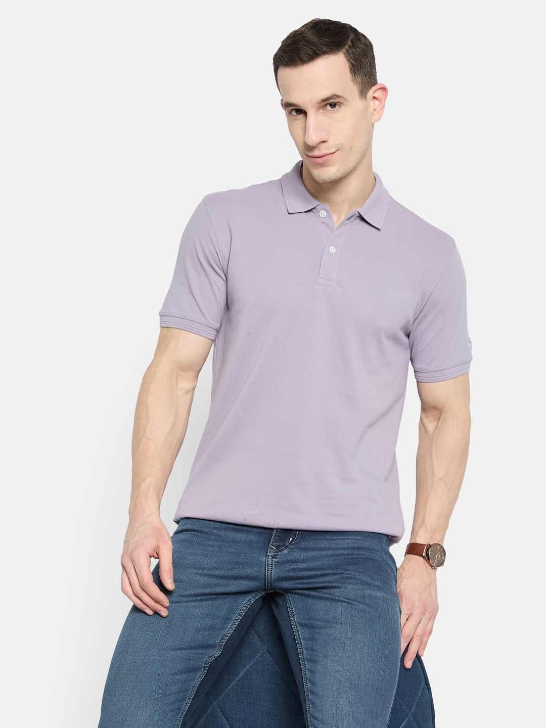 Octave cotton shirt Men Lavander