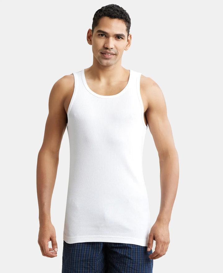 Super Combed Cotton Rib Round Neck Sleeveless Vest
