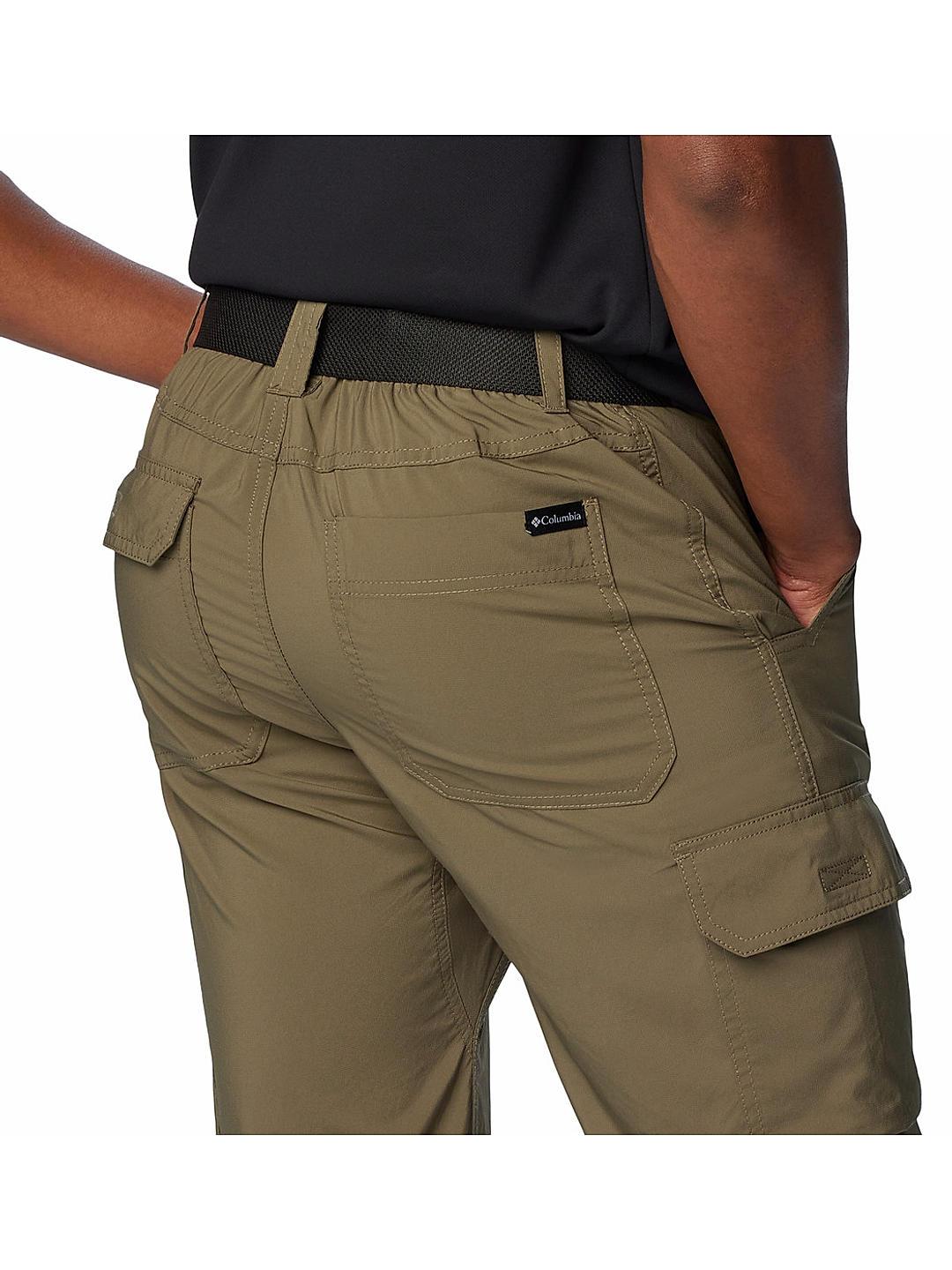 Columbia Mens Green Omni-Shade Silver Ridge Utility Pant