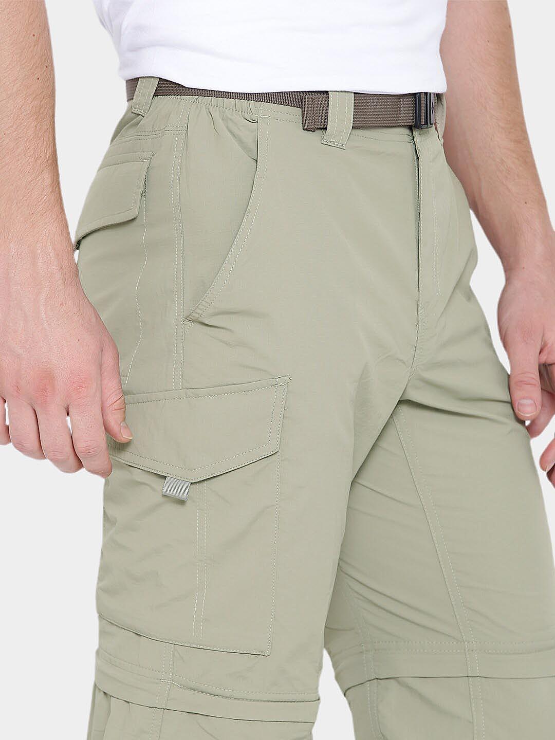 Columbia Mens Brown Omni-Wick Silver Ridge Convertible Pant