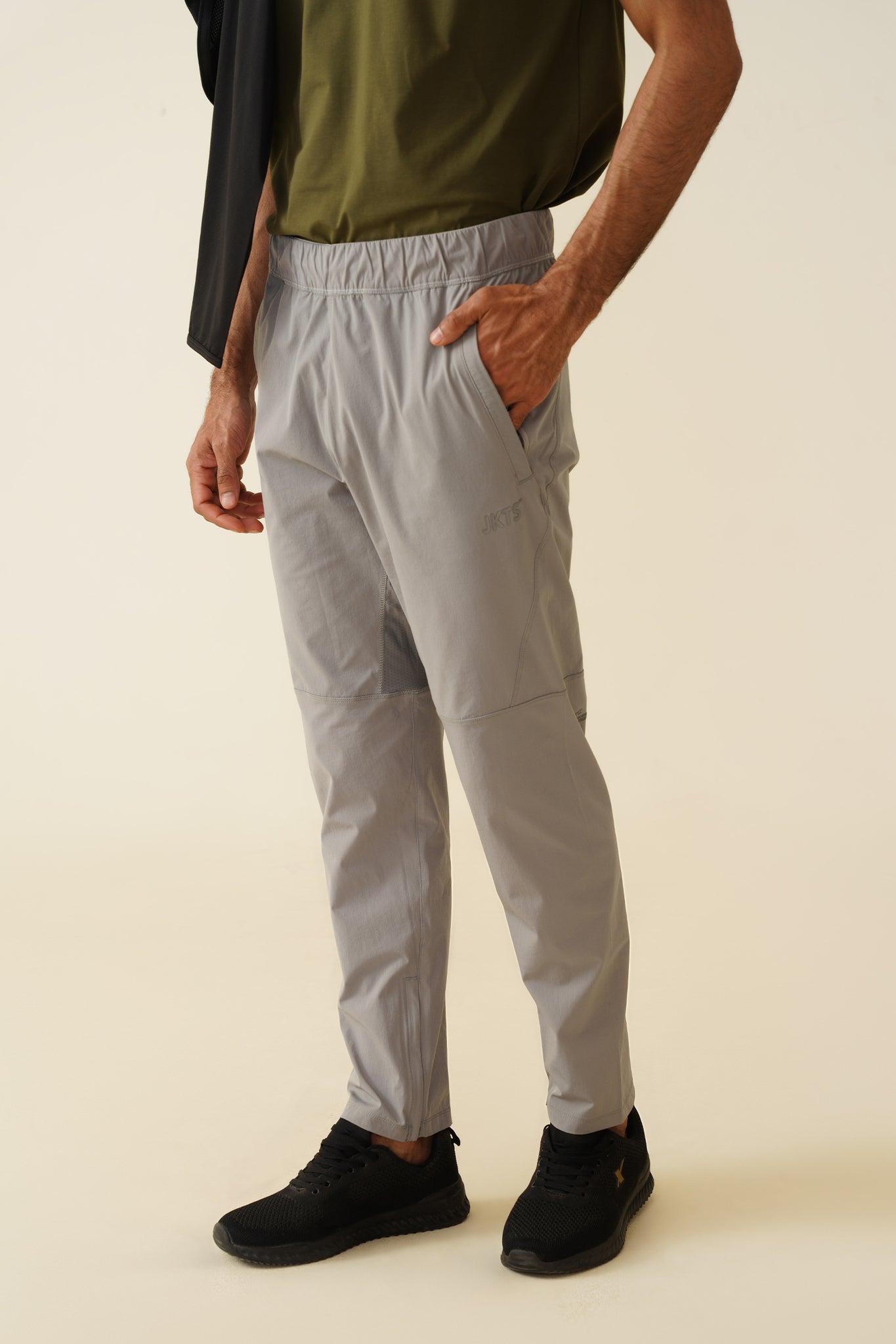 Pearl seven technical sports polyester trackpants Grey