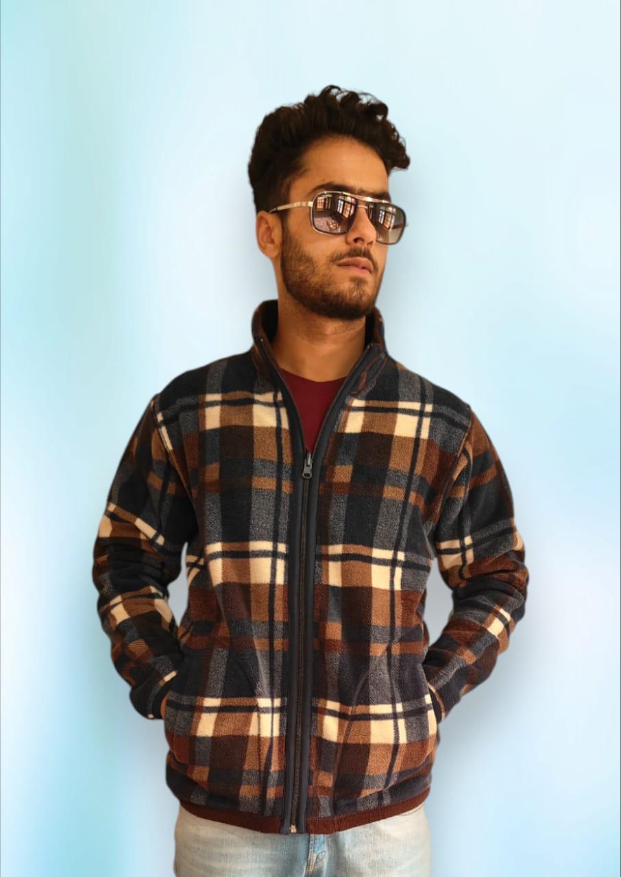 S.L polar fleece hooded sweatshirt