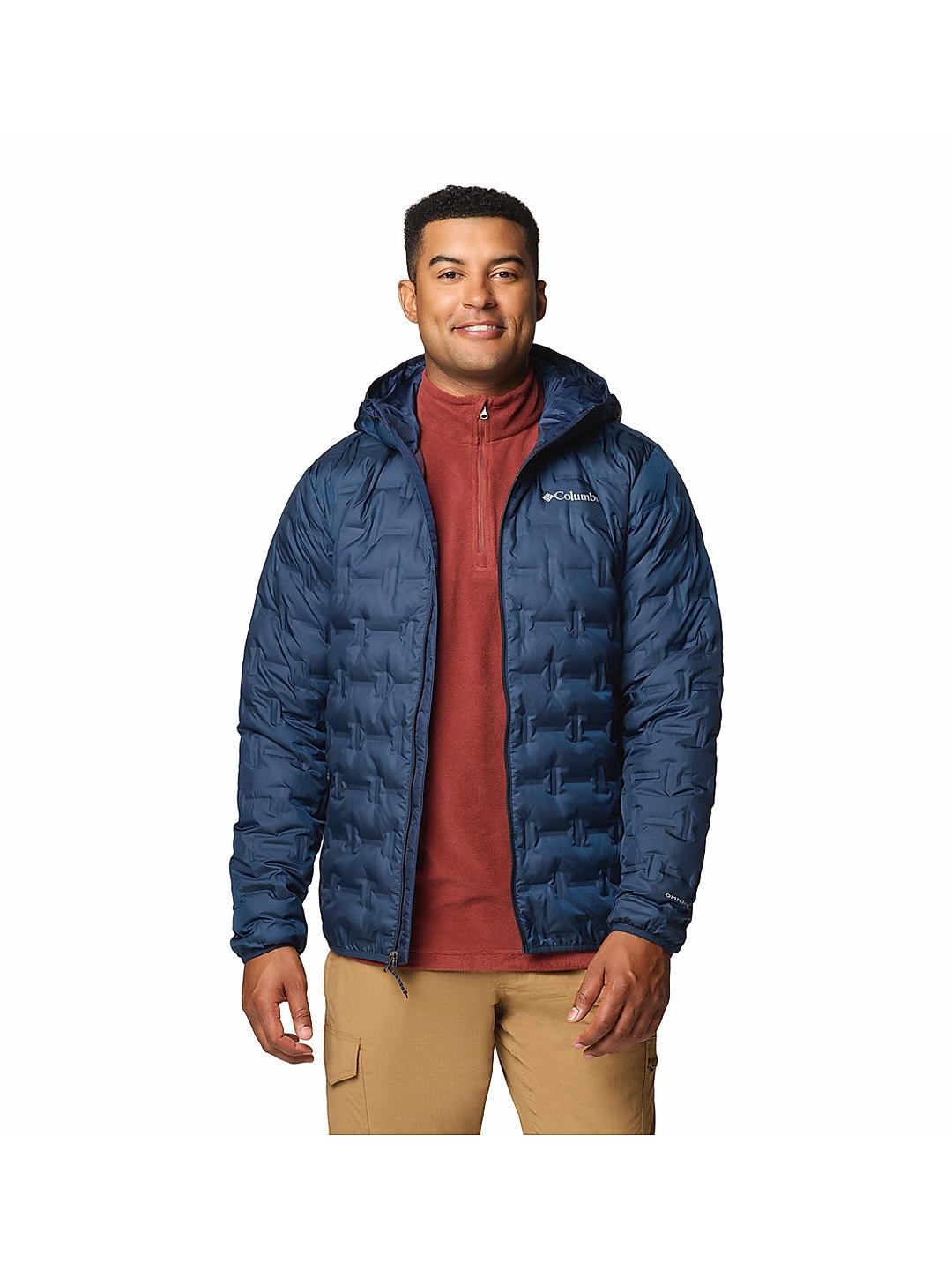 Columbia Mens Navy Omni-Heat Reflective Delta Ridge II Down Jacket