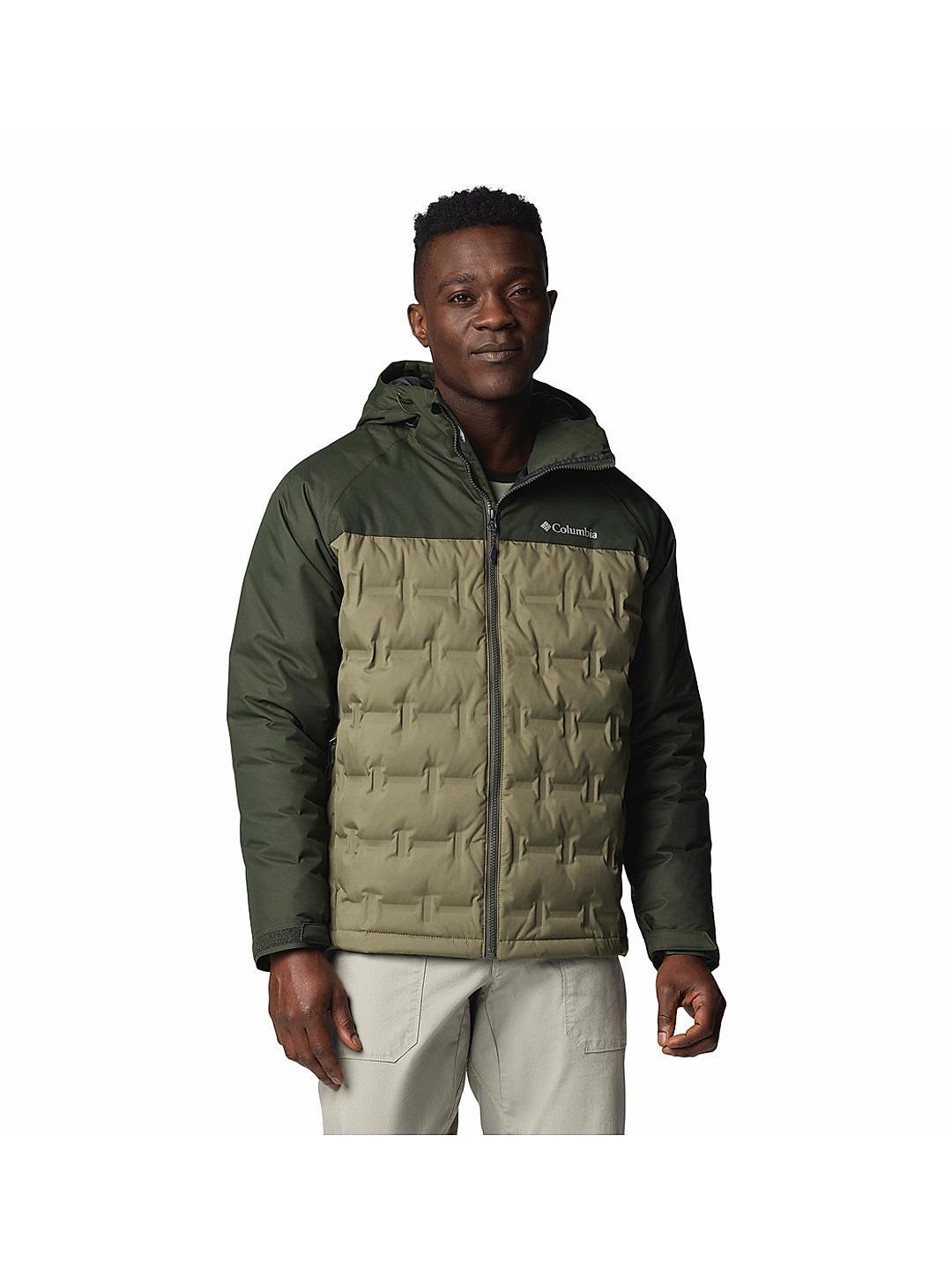 Columbia Mens Green Omni-Heat Infinity Grand Trek III Down Jacket